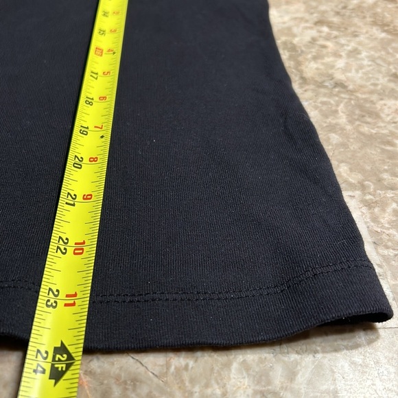 Nicole Miller,Nicki,t shirt,bracelet sleeve,black shirt,red shoes print,cotton - Picture 7 of 7